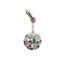 Pendentif Pendentif antique en or blanc et platine, diamant 0,95 ct 58 Facettes A07287