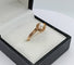 Bague 54 Bague solitaire XIXe en or 18K et diamant 58 Facettes SADD/310