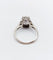 Bague 47 Bague solitaire Art déco en or blanc, platine et diamants 58 Facettes A07288