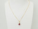 Pendentif Pendentif rubis taille poire en or jaune 58 Facettes GN6H