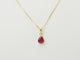 Pendentif Pendentif rubis taille poire en or jaune 58 Facettes GN6H