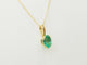 Pendentif Pendentif en or jaune et émeraude naturelle 1,23 ct 58 Facettes CLAL 0024