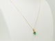 Pendentif Pendentif en or jaune 18 carats et émeraude naturelle 1,23 ct 58 Facettes CLAL 0024