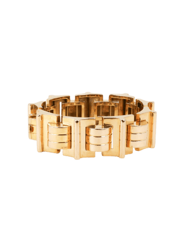 Bracelet Bracelet tank vintage en or jaune 58 Facettes 1275.1