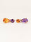 Boucles d'oreilles Chanel Vénitien - Boucles d'oreilles en or jaune, améthystes, citrines et diamants 58 Facettes 1265.4