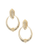 Boucles d'oreilles Boucles d'oreilles créoles pendantes en or jaune 58 Facettes 1265.1