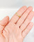 Bague 57.5 Alliance antique gravée en or 18k 58 Facettes A07290