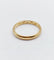 Bague 57.5 Alliance antique gravée en or 18k 58 Facettes A07290