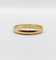 Bague 57.5 Alliance antique gravée en or 18k 58 Facettes A07290