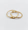 Bague 54 Gimmel - Alliance jumelée antique en or 18k 58 Facettes A07291