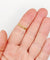 Bague 54 Gimmel - Alliance jumelée antique en or 18k 58 Facettes A07291