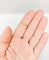 Bague 54 Gimmel - Alliance jumelée antique en or 18k 58 Facettes A07291