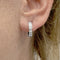 Boucles d'oreilles Cartier Lanière - Boucles d'oreilles en or blanc et diamants 58 Facettes 35724