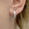 Boucles d'oreilles Cartier Lanière - Boucles d'oreilles en or blanc et diamants 58 Facettes 35724