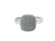 Pesavento - Bague satinée en or blanc