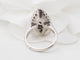 Bague 50 Bague marquise en or blanc, saphir et diamants 58 Facettes 33228