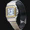 Montre Cartier Santos - Montre dame en or jaune 18 ct et acier 58 Facettes MT46893