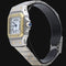 Montre Cartier Santos - Montre dame en or jaune 18K et acier 58 Facettes MT46894