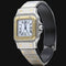 Montre Cartier Santos - Montre en or jaune et acier 58 Facettes MT46942