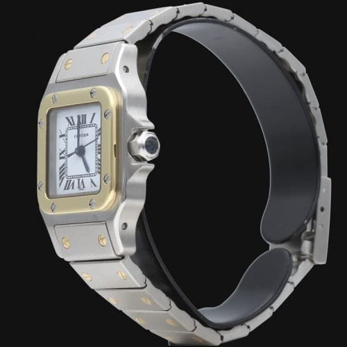 Montre Cartier Santos - Montre en or jaune et acier 58 Facettes MT46942