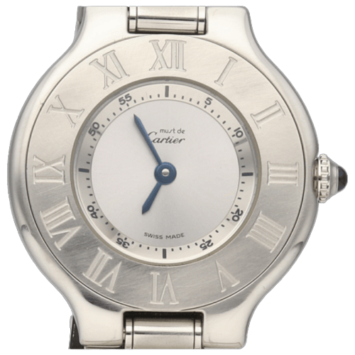 Montre Cartier Must 21 - Montre en acier 58 Facettes MT42265