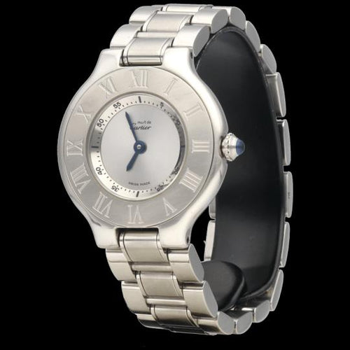 Montre Cartier Must 21 - Montre en acier 58 Facettes MT42265
