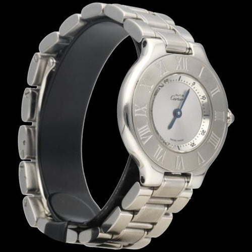 Montre Cartier Must 21 - Montre en acier 58 Facettes MT42265