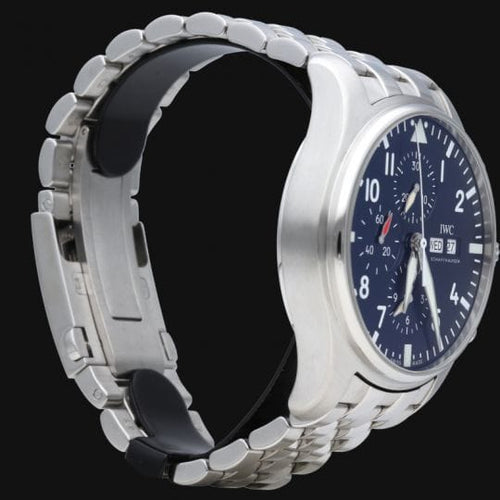 Montre IWC Pilot Chronograph - Montre en acier 58 Facettes MT46850