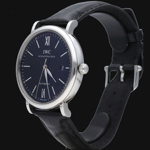 Montre IWC Portofino - Montre automatique en acier 58 Facettes MT46862