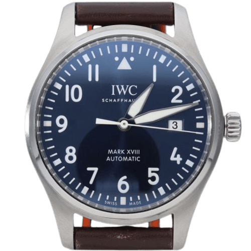 Montre IWC - Montre Pilot Mark XVIII en acier 58 Facettes MT46868