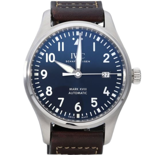 Montre IWC - Montre Pilot Mark XVIII en acier 58 Facettes MT46868