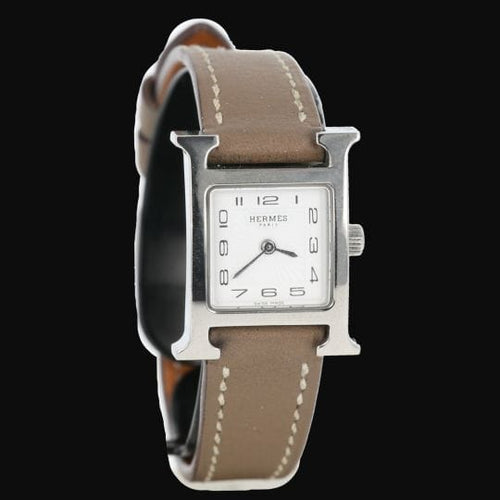 Montre Hermès Heure H - Montre en acier 58 Facettes MT46103