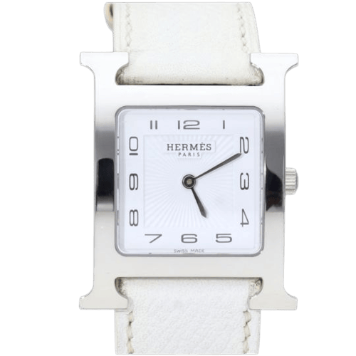 Montre Hermès Heure H - Montre en acier 58 Facettes MT46650