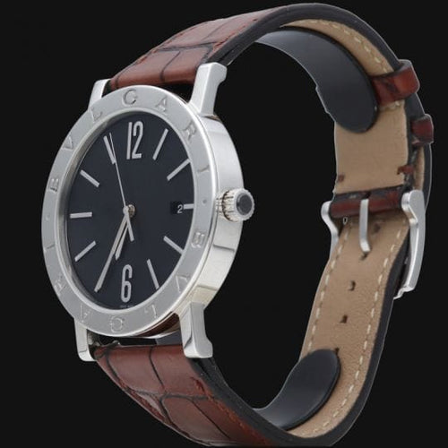 Montre Bulgari Solotempo - Montre automatique en acier 58 Facettes MT46056