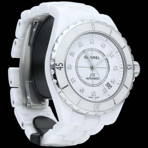 Montre Chanel J12 - Montre 38 mm automatique en céramique 58 Facettes MT46963