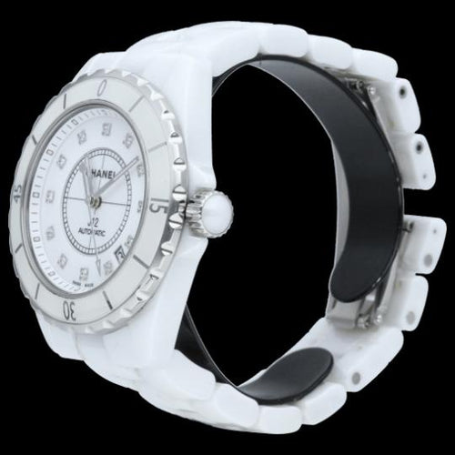 Montre Chanel J12 - Montre 38 mm automatique en céramique 58 Facettes MT46963