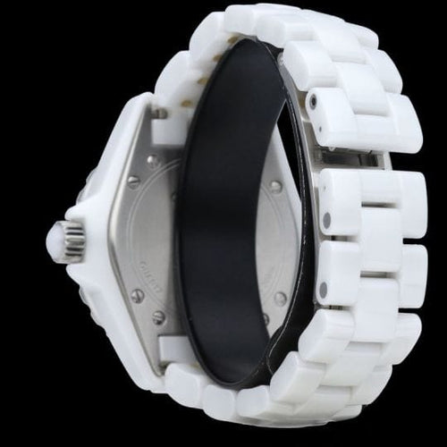 Montre Chanel J12 - Montre 33 mm en céramique et diamants 58 Facettes MT46964