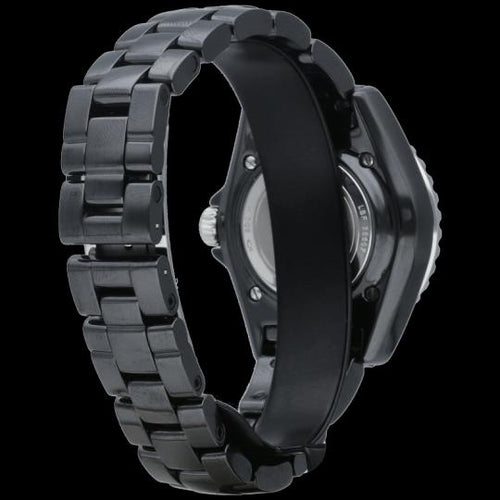 Montre Chanel J12 - Montre 33 mm en céramique et diamants 58 Facettes MT46966