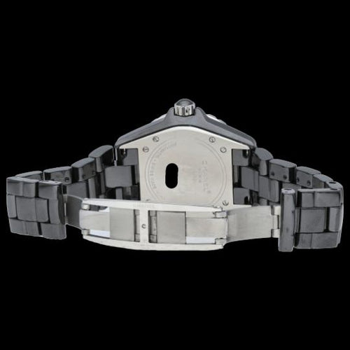 Montre Chanel J-12 - Montre 38 mm en céramique et diamants 58 Facettes MT46967