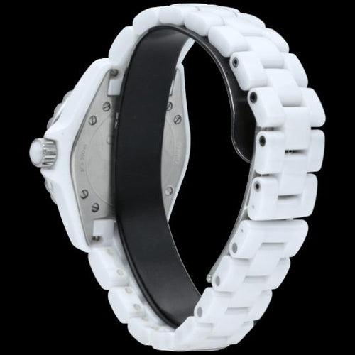 Montre Chanel J12 - Montre 33 mm en céramique et diamants 58 Facettes MT46971