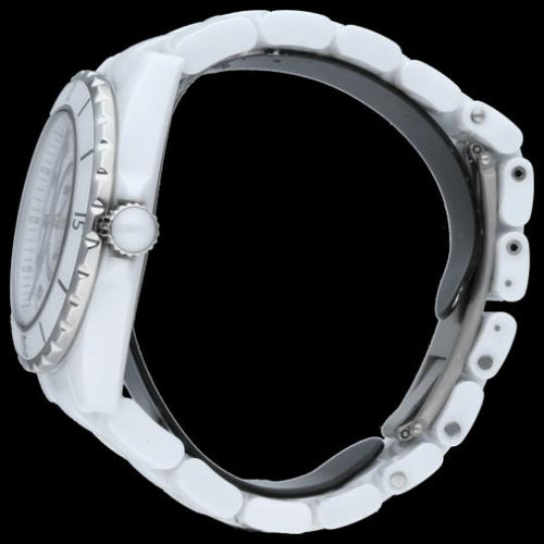 Montre Chanel J-12 - Montre 38 mm en céramique et diamants 58 Facettes MT46970