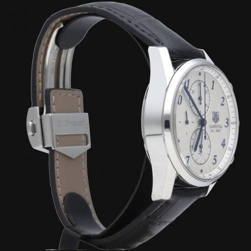 Montre TAG Heuer Carrera - Montre Calibre 1887 chronographe en acier 58 Facettes MT46476