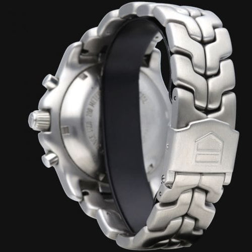 Montre TAG Heuer Link - Montre chronographe en acier 58 Facettes MT46518