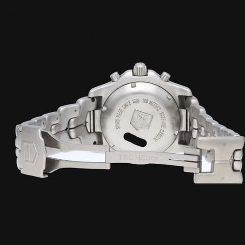 Montre TAG Heuer Link - Montre chronographe en acier 58 Facettes MT46518