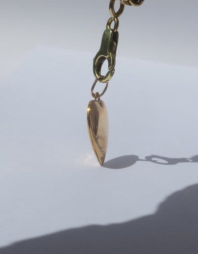 Pendentif Art Nouveau - Pendentif porte-photo cœur en or rose et rubis 58 Facettes Pendentif