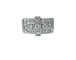 Bague 58 Bague Tank en platine et diamants 58 Facettes DV-TANK-PT