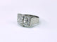 Bague 58 Bague Tank en platine et diamants 58 Facettes DV-TANK-PT