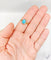 Bague 60 Bague marguerite antique en or 18k, turquoise et diamants 58 Facettes A07210