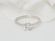 Bague 53 Bague solitaire en or blanc et diamant 0,51 ct 58 Facettes 31198