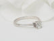 Bague 53 Bague solitaire en or blanc et diamant 0,51 ct 58 Facettes 31198